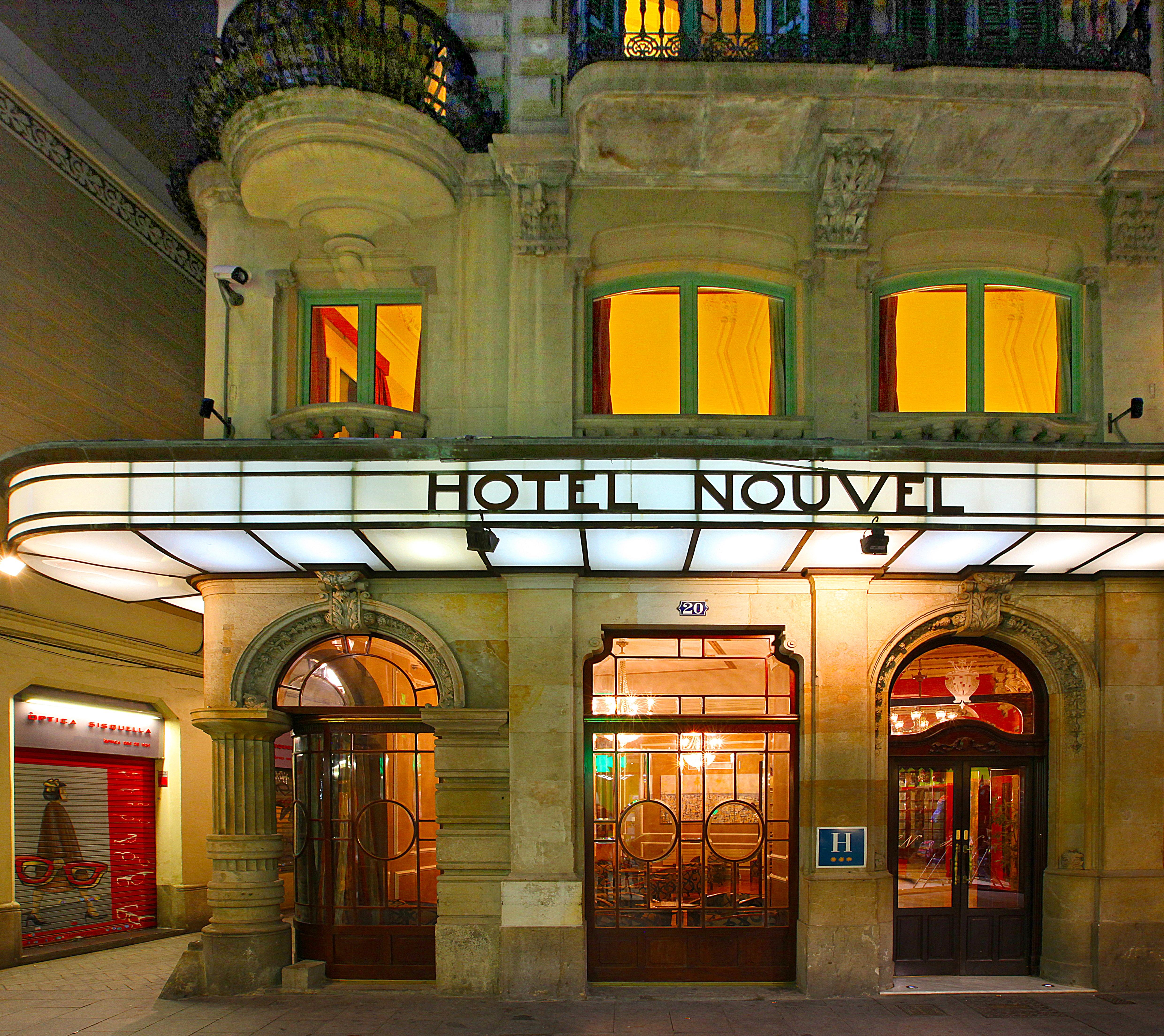 Hotel Nouvel Barcellona Esterno foto